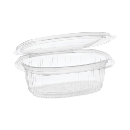 Pactiv PET Hinged Lid Deli Container, 4.92x5.87x2.48, 16oz, 1-Cmp, Clr, PK200 0CA910160000